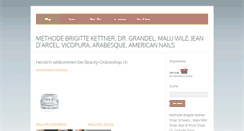 Desktop Screenshot of beauty-onlineshop.ch